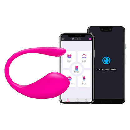 Lush 3 Pink Egg Vibrating Bluetooth Wearable