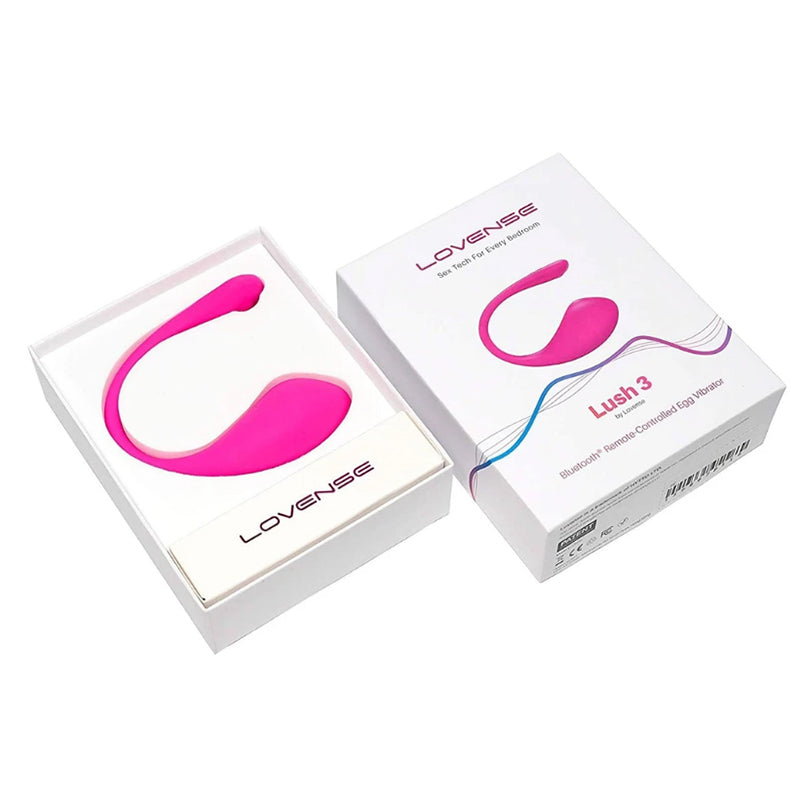 Lush 3 Pink Egg Vibrating Bluetooth Wearable