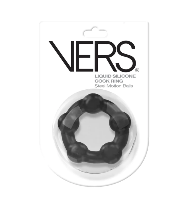 Steel Motion Balls Liquid Silicone Ring