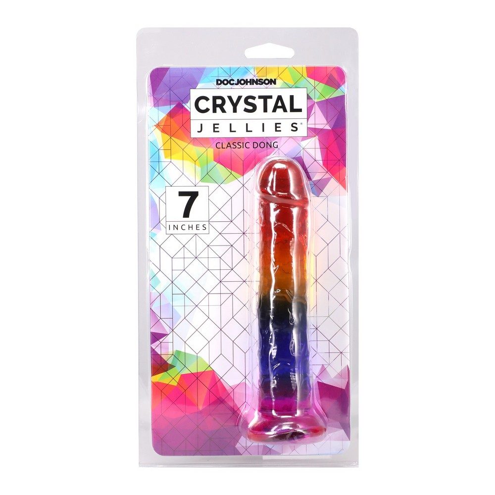 Crystal Jellies Rainbow Dong