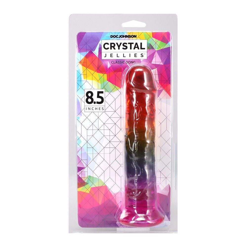 Crystal Jellies Rainbow Dong