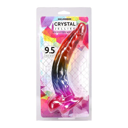 Crystal Jellies Rainbow Dong with Balls