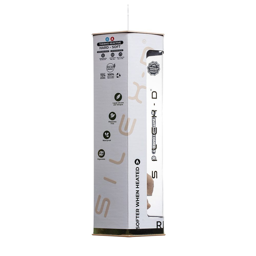 8" Silex-D Dildo Real Skin Model 1 Vanilla