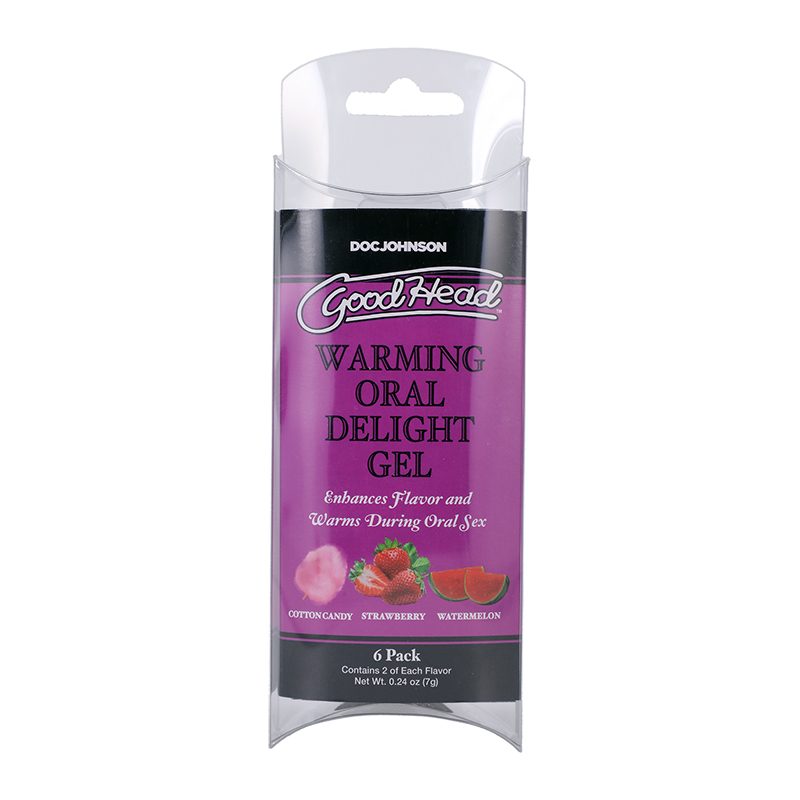 GoodHead Warming Oral Delights Gel 6-Pack