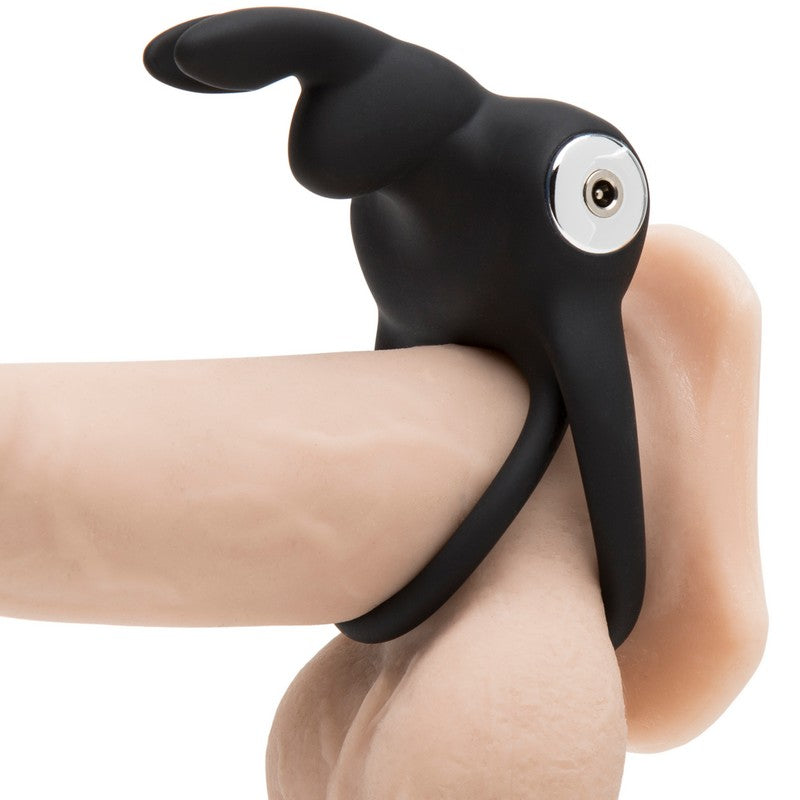 Couples Stimulating USB Rechargeable Rabbit Love Ring