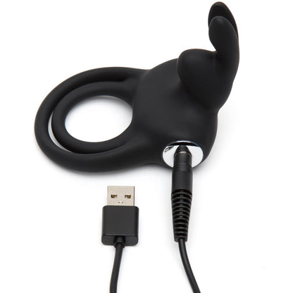Couples Stimulating USB Rechargeable Rabbit Love Ring