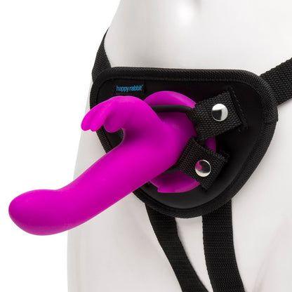 Vibrating Strap On Harness Set