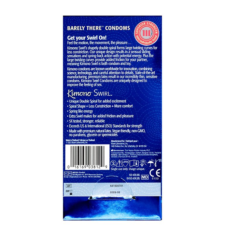 Kimono Swirl Condom 12-pack