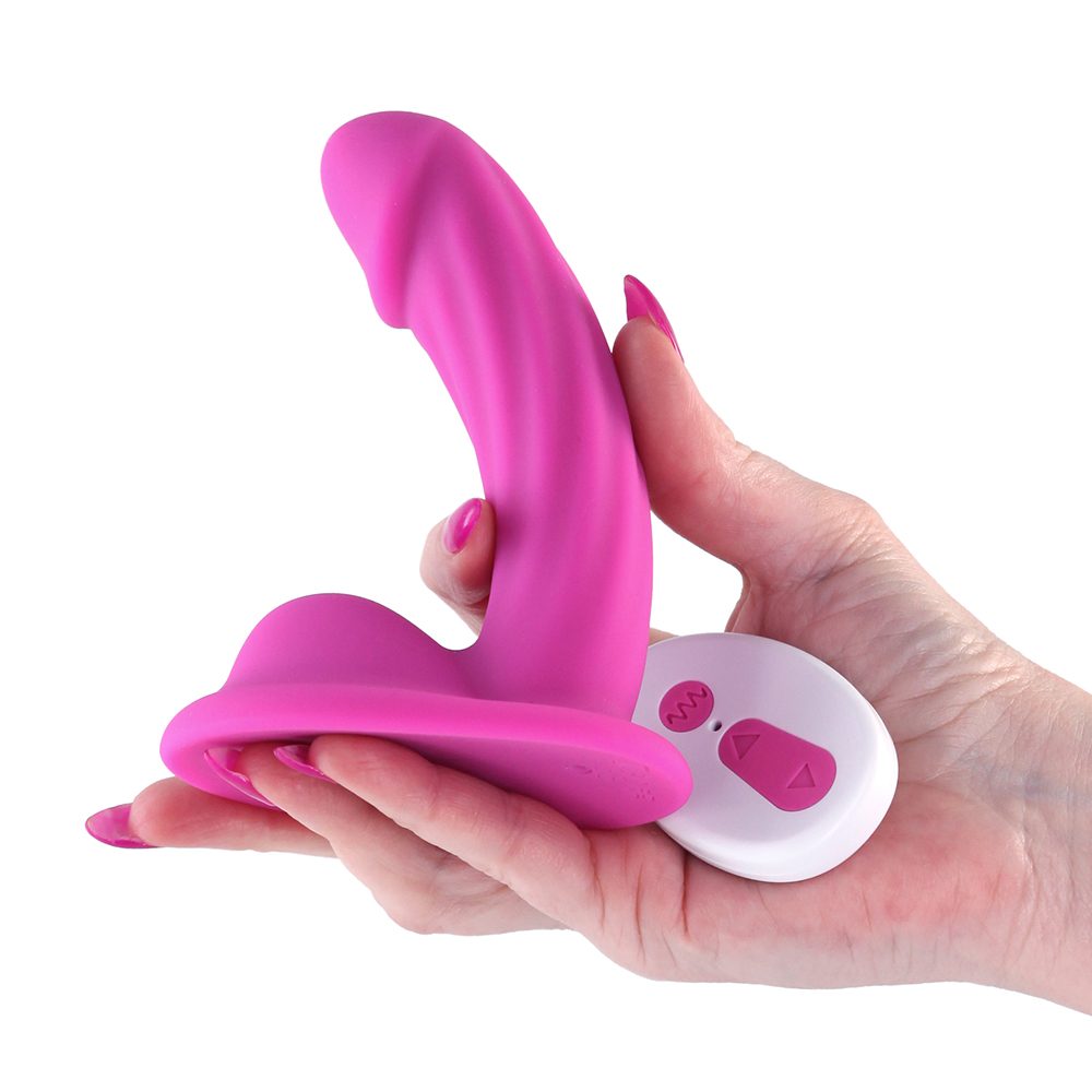 5" Vibrating Curved Dildo