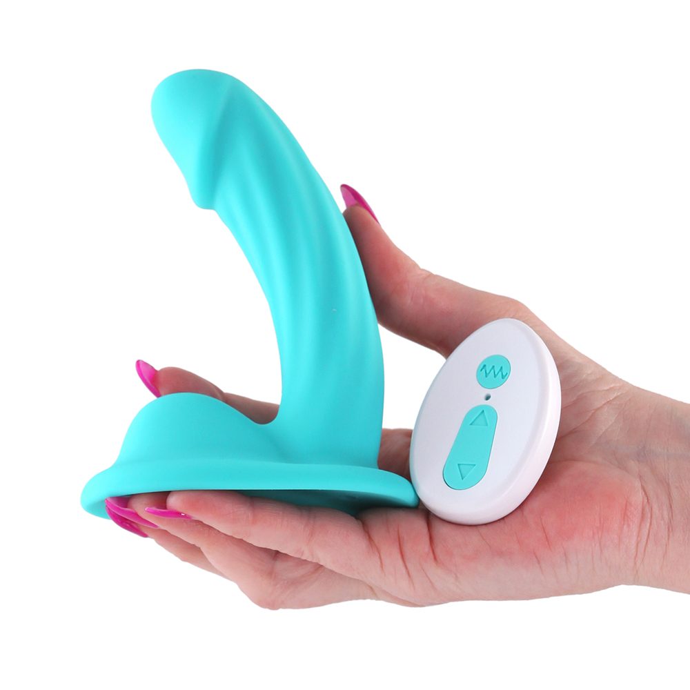 5" Vibrating Curved Dildo