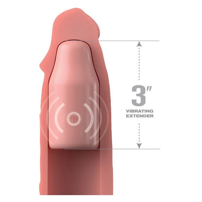 Fantasy X-tensions 9" Sleeve with Vibrating 3" Plug