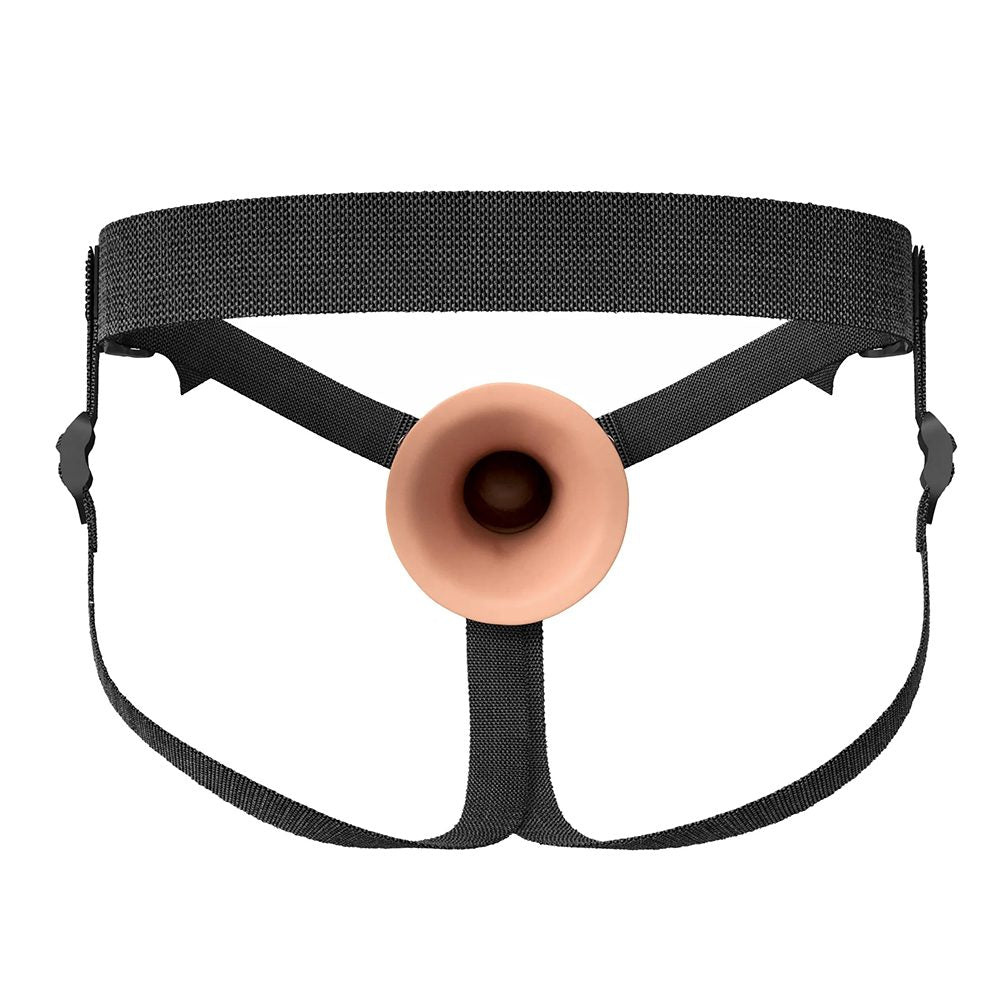 X-Tension Elite 8" Silicone Hollow Strap-On