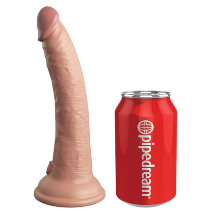 King Cock Elite 7" Vibrating Silicone Cock