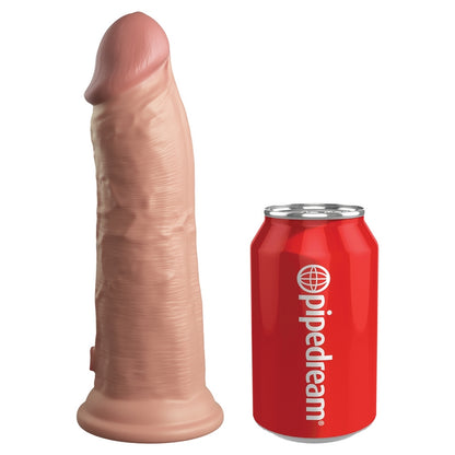 King Cock Elite 8" Vibrating Silicone Cock