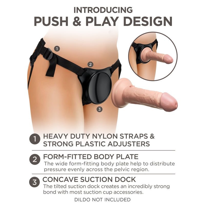 King Cock Elite Beginner's Body Dock Strap-On Harness
