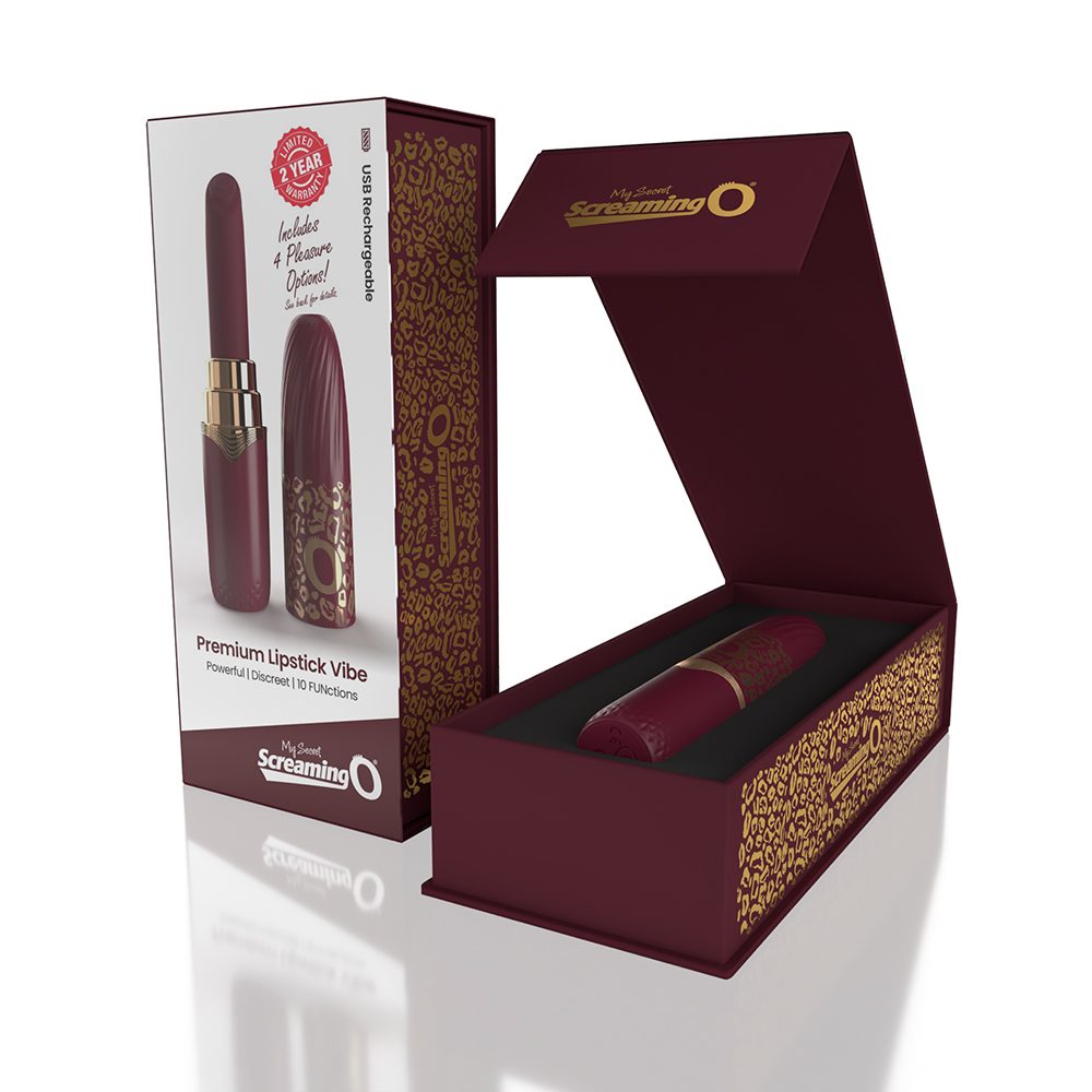 Rechargeable Vibrating Lipstick Merlot