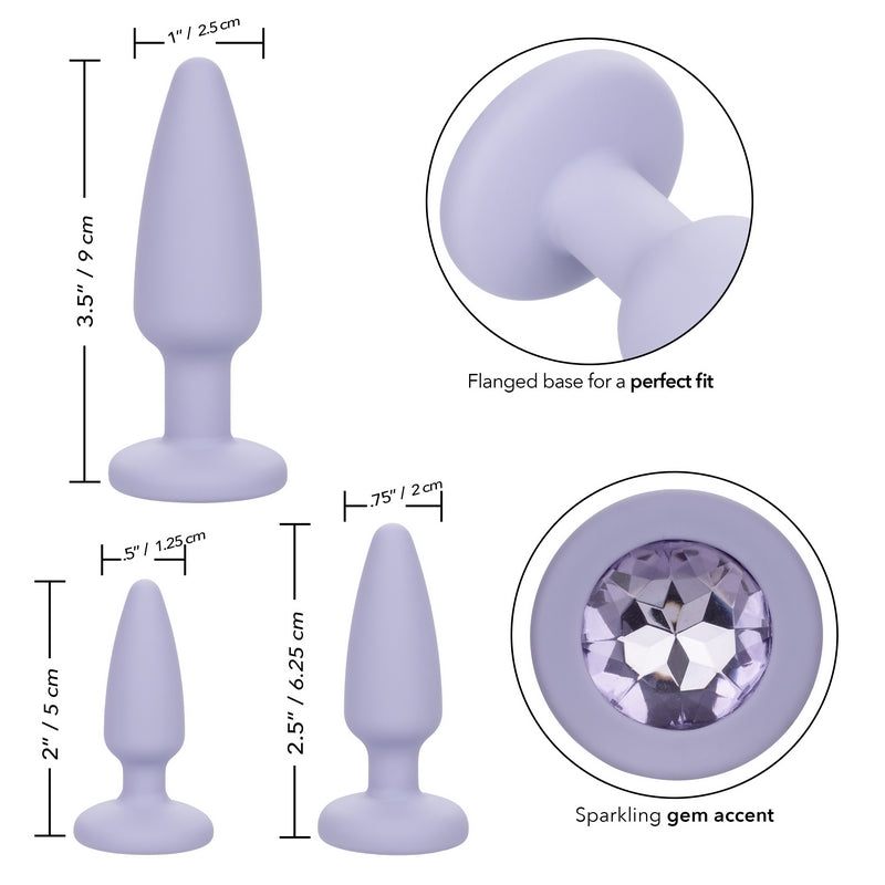 SE0004-40-2 First Time® Crystal Booty Kit Purple