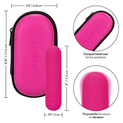 SE0062-30-2 Rechargeable Hideaway Bullet Pink