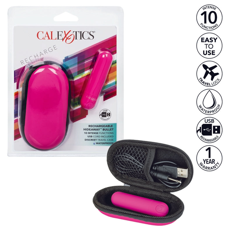 SE0062-30-2 Rechargeable Hideaway Bullet Pink