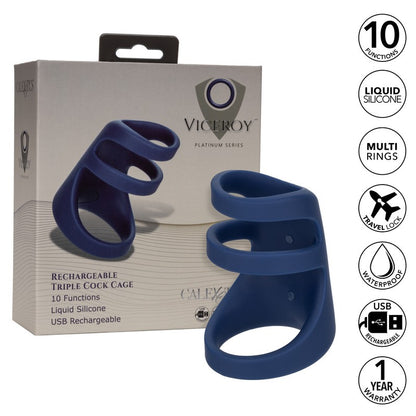 Viceroy™ Rechargeable Triple Cock Ring