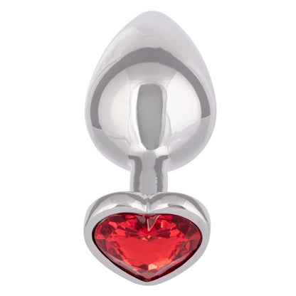 SE0438-40-3 Jewel Ruby Heart Plug Large