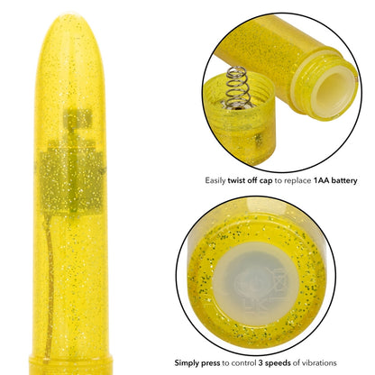 SE0566-10-2 Sparkle Mini Vibe Yellow