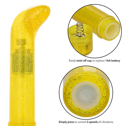 SE0566-30-2 Sparkle Mini G-Vibe Yellow