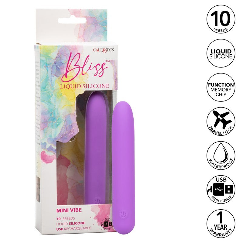 SE0569-05-3 Bliss Liquid Silicone Mini Vibe