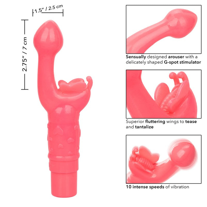 SE0782-56-2 Rechargeable Butterfly Kiss Pink