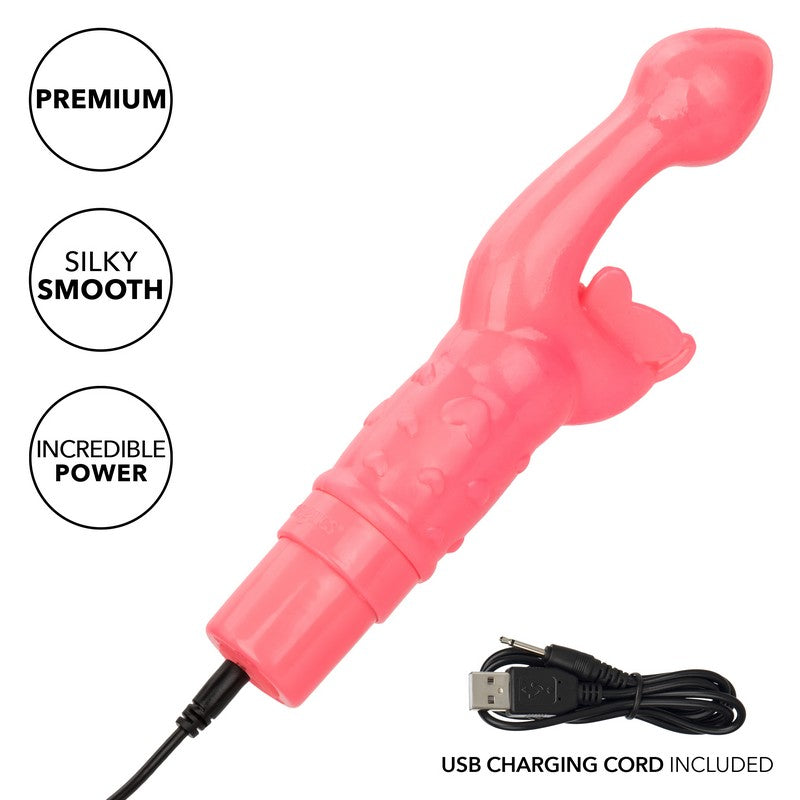 SE0782-56-2 Rechargeable Butterfly Kiss Pink