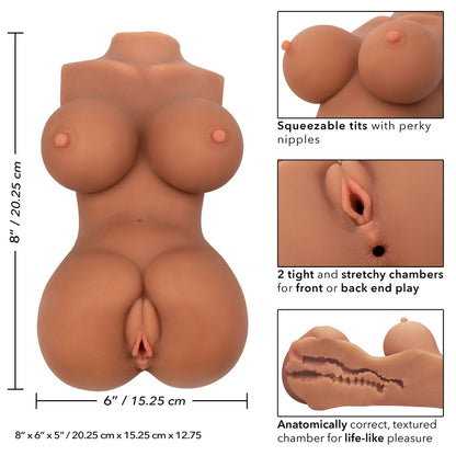 SE0913-40-3 Stroke It Body Banger Brown