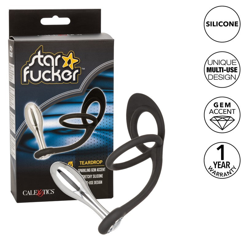 SE1245-10-3 Star Fucker Teardrop Plug