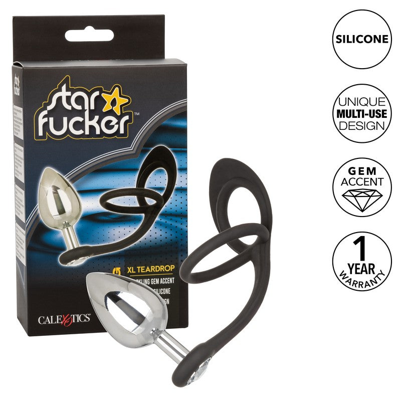 SE1245-25-3Star Fucker XL Teardrop Plug