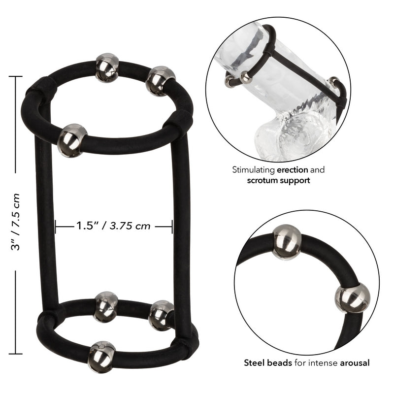 SE1426-40-3 Steel Beaded Silicone Enhancer