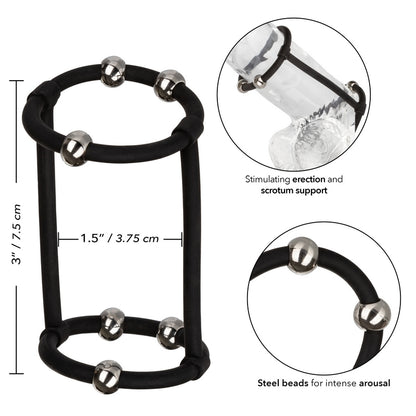 SE1426-40-3 Steel Beaded Silicone Enhancer