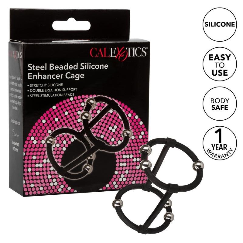 SE1426-40-3 Steel Beaded Silicone Enhancer