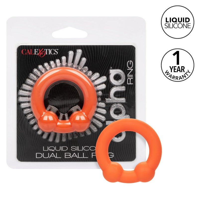 SE1492-12-2 Alpha Liquid Silicone Dual Ball Ring