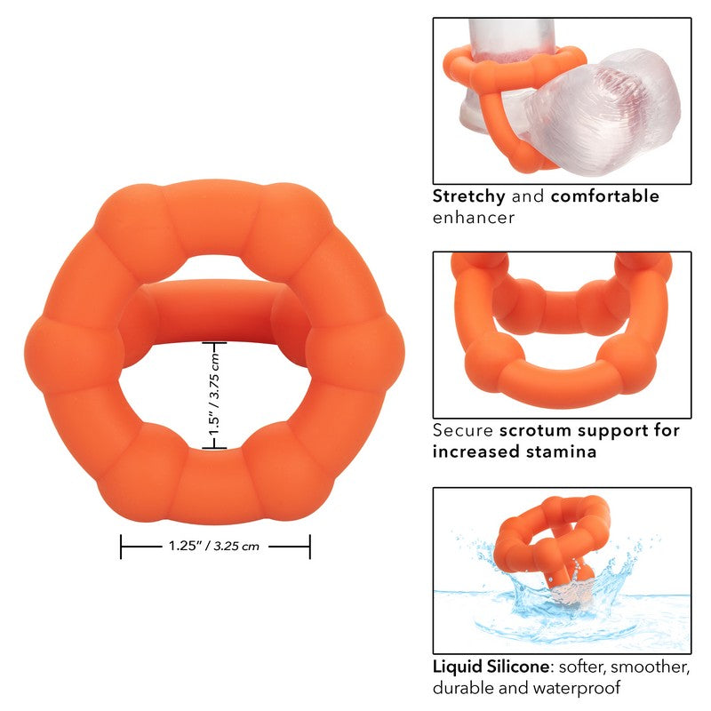 SE1492-40-2 Alpha Liquid Silicone All Star Ring