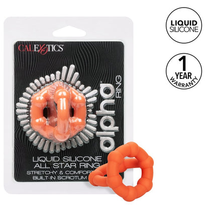 SE1492-40-2 Alpha Liquid Silicone All Star Ring