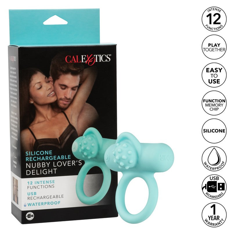 SE1841-22-3 Silicone Rechargeable Nubby Lovers Delight