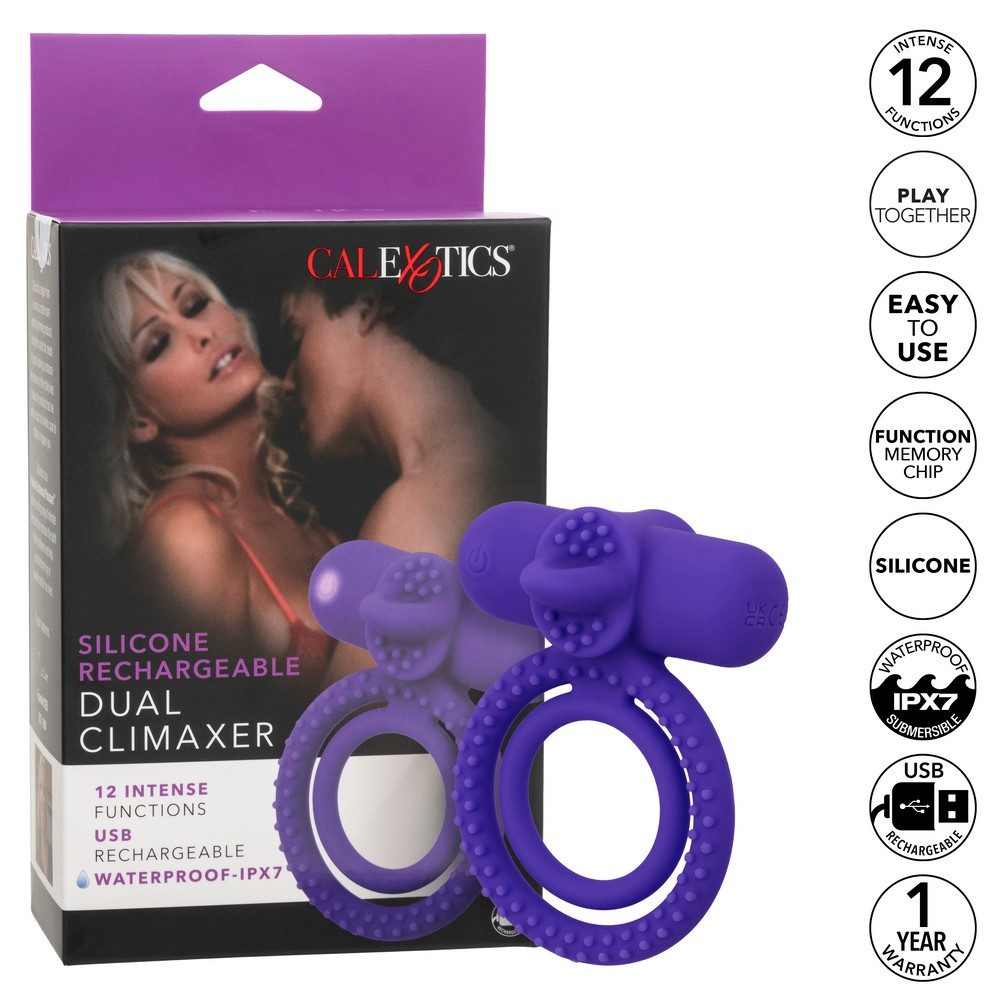 Silicone Rechargeable Dual Climaxer