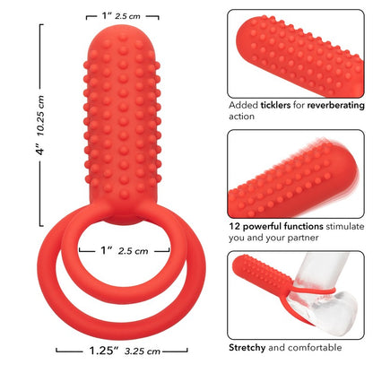 SE1843-40-3 Silicone Rechargeable Vertical Enhancer