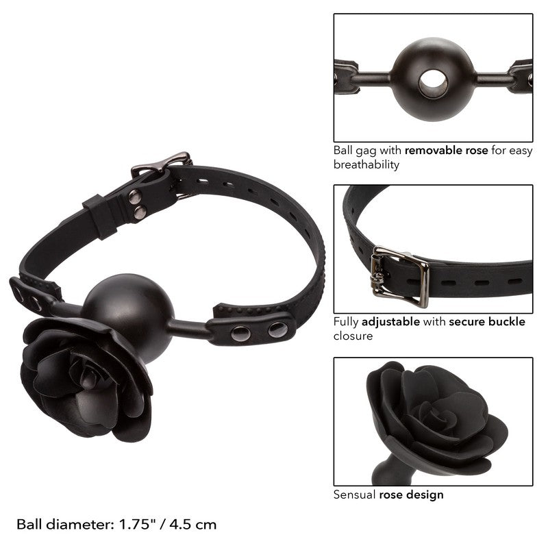 SE2653-20-3 Forbidden Rose Removable Gag