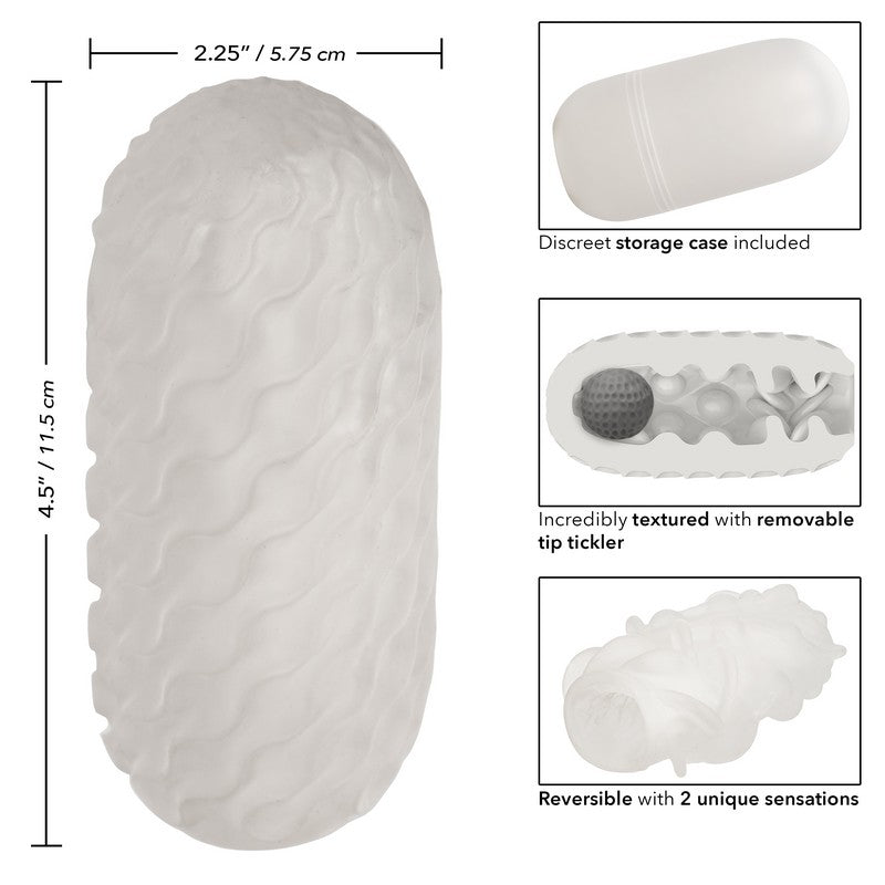 SE2699-85-1 Boundless Squishy Ball Stroker Smoke