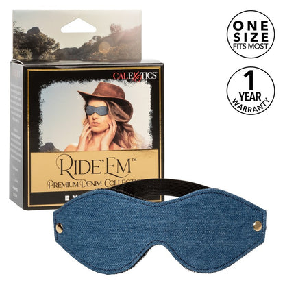 SE2708-15-3 Ride ‘Em Denim Eye Mask