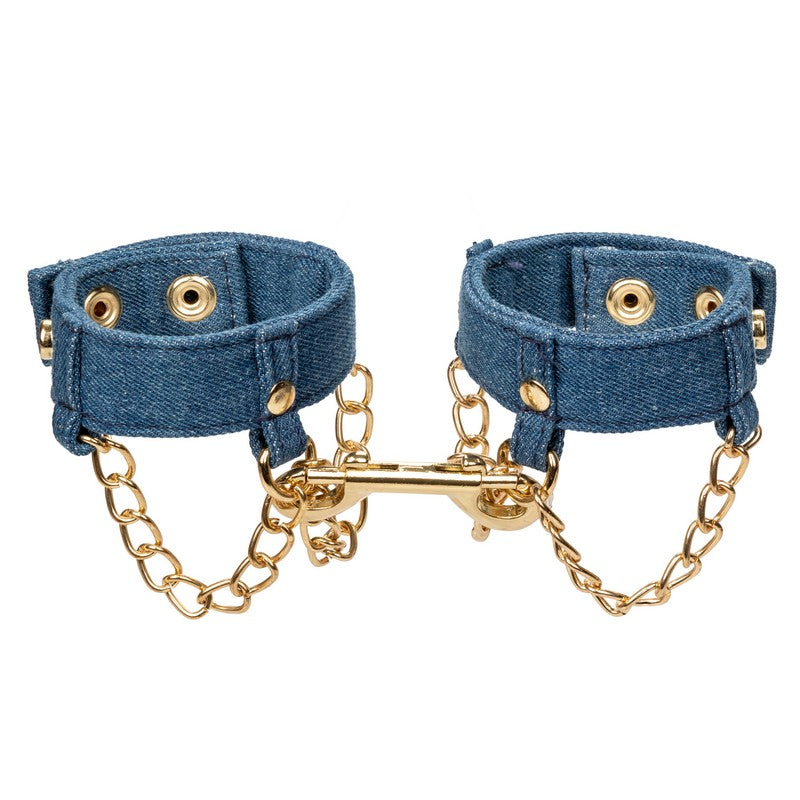 SE2708-30-3 Ride ‘Em Denim Wrist Cuffs