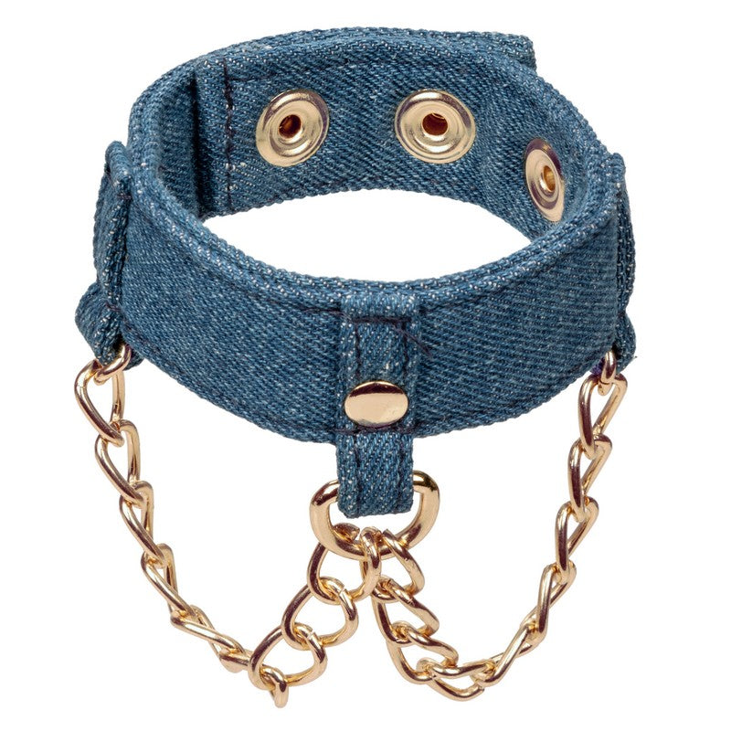 SE2708-30-3 Ride ‘Em Denim Wrist Cuffs