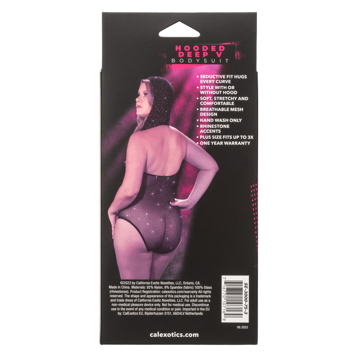 Radiance™ Hooded Deep-V Bodysuit - Plus*
