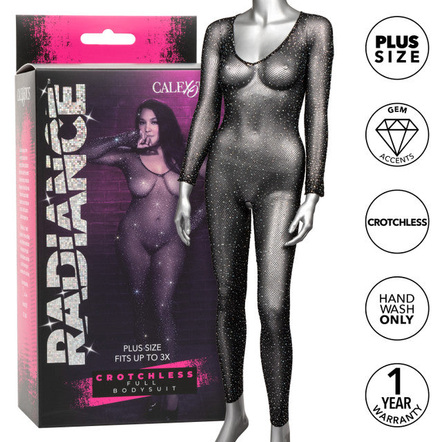 Radiance Crotchless Full Body Suit Plus*