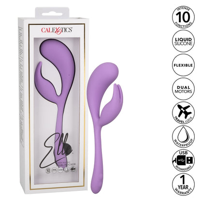 SE4365-25-3 Elle Liquid Silicone Dual Flicker